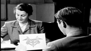 How to give the Roscharch inkblot test. 1950 psychiatry training film