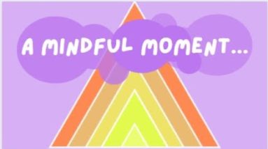 A Mindful Moment... // PYRAMID // 30 Second Breathing Exercise. SUPER SHORT & SIMPLE!