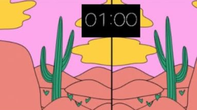 Classroom Timer - 1 minute // CACTUS // Creating Calmer Kids and Calmer Classrooms