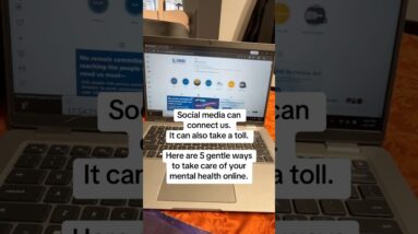 Social media is helps you be informed & connected-but its also important to take breaks when needed